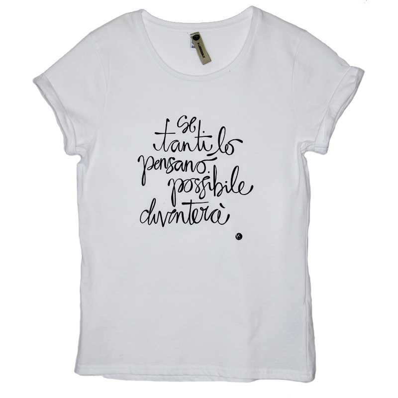 T-shirt donna “Se tanti lo pensano” – K-Lab – Storie di incontri