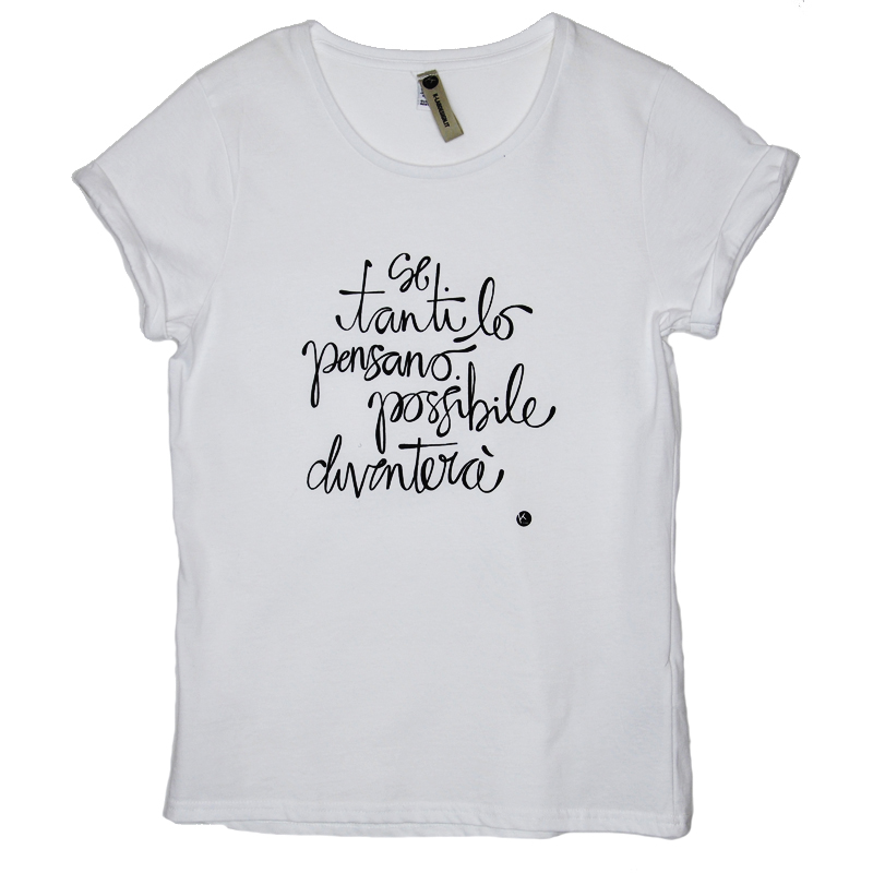 T-shirt donna Se tanti lo pensano